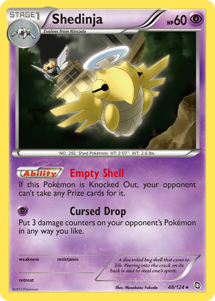 Shedinja from Dragons Exalted - Pokemon