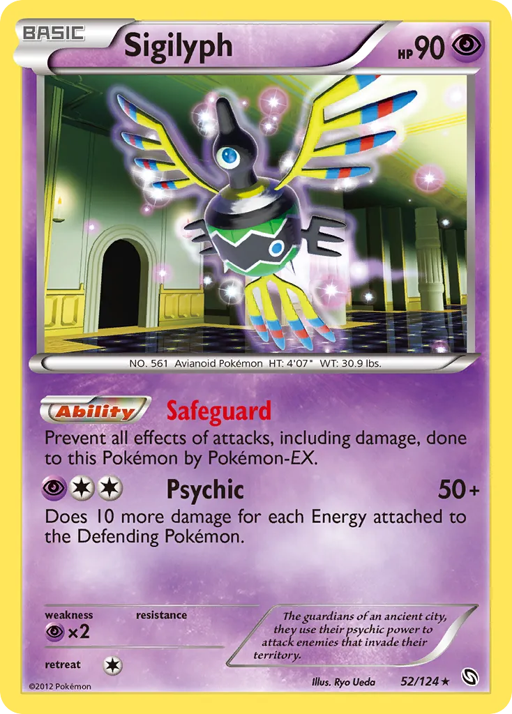 Sigilyph — Dragons Exalted — Pokemon