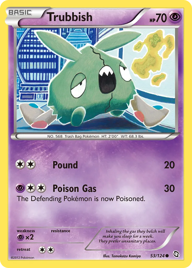 Trubbish — Dragons Exalted — Pokemon