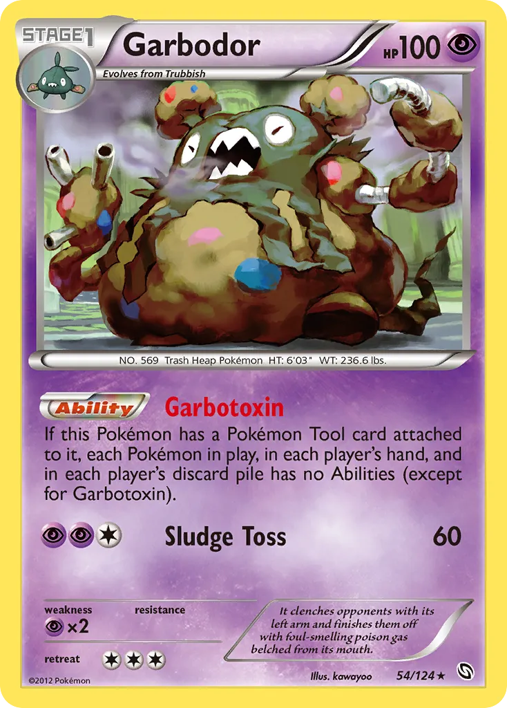 Garbodor — Dragons Exalted — Pokemon