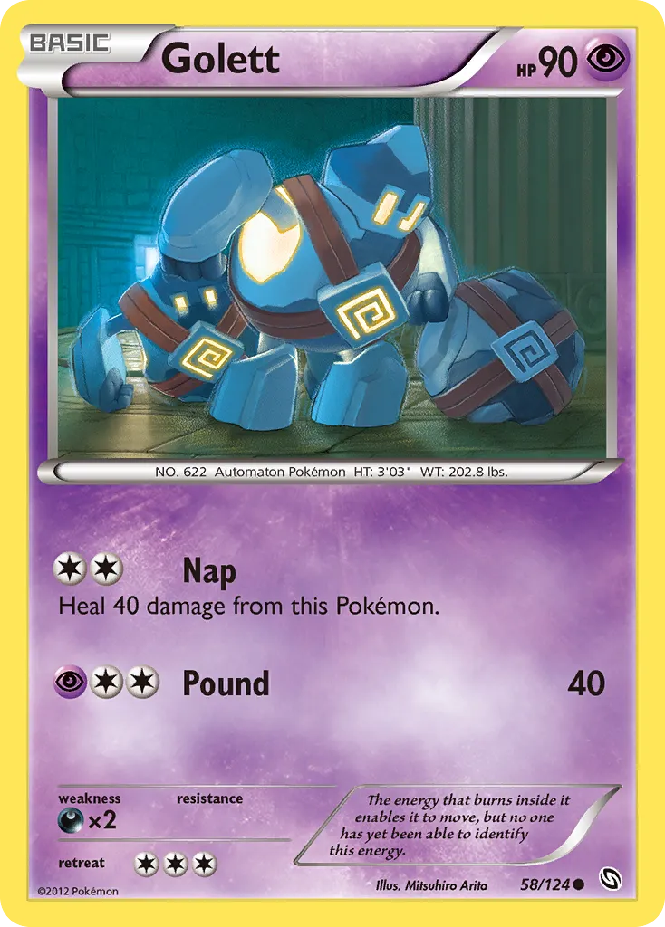 Golett — Dragons Exalted — Pokemon