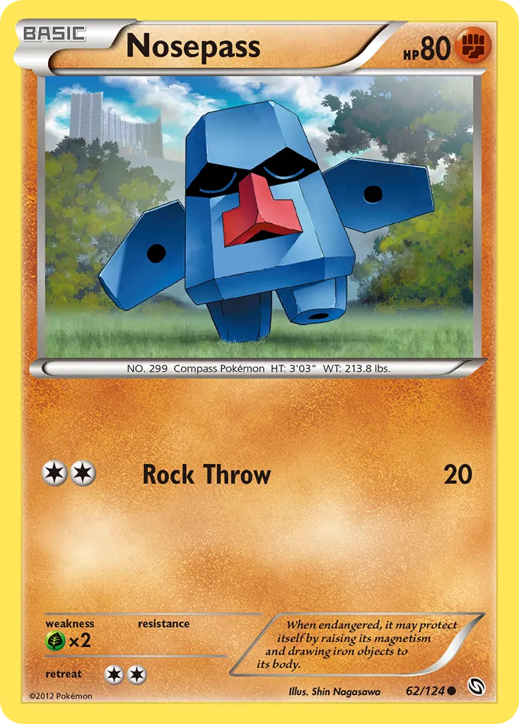 Nosepass — Dragons Exalted — Pokemon