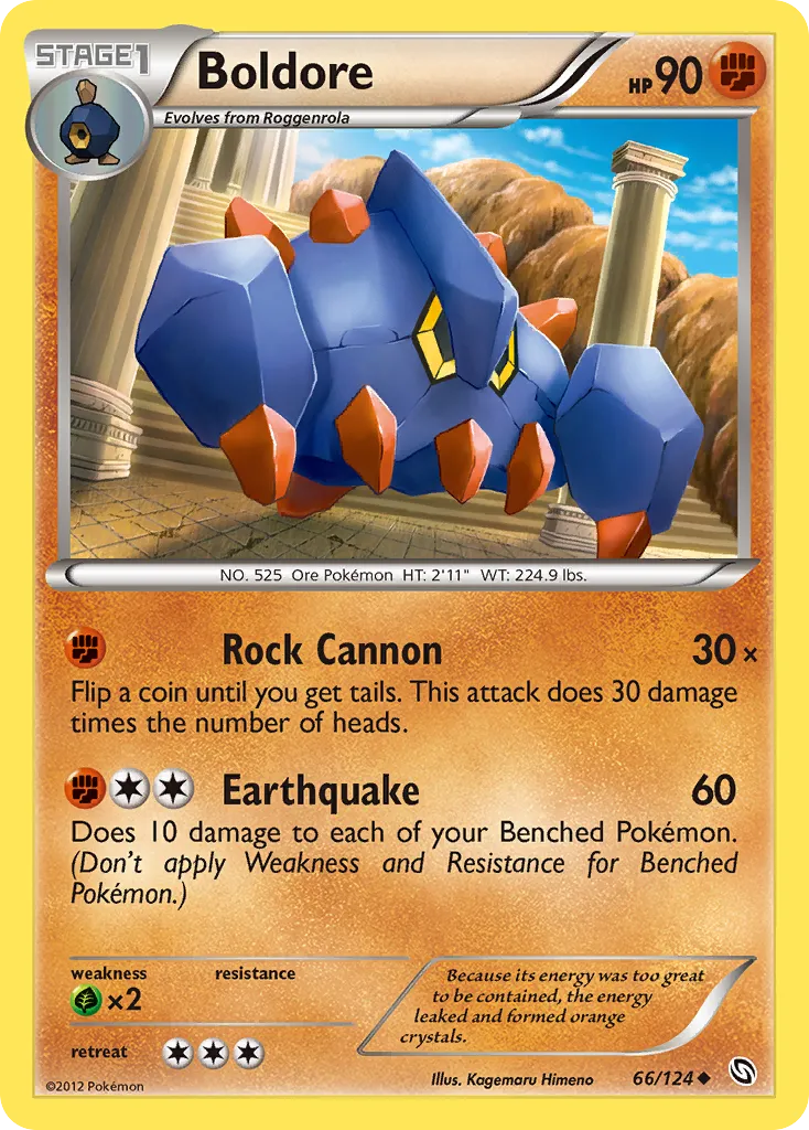 Boldore — Dragons Exalted — Pokemon