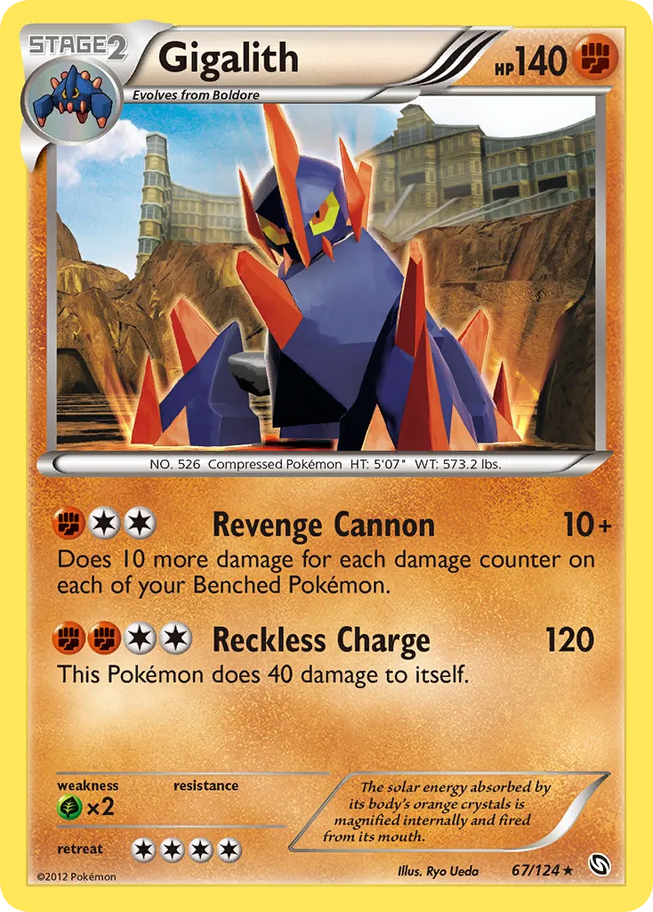 Gigalith — Dragons Exalted — Pokemon