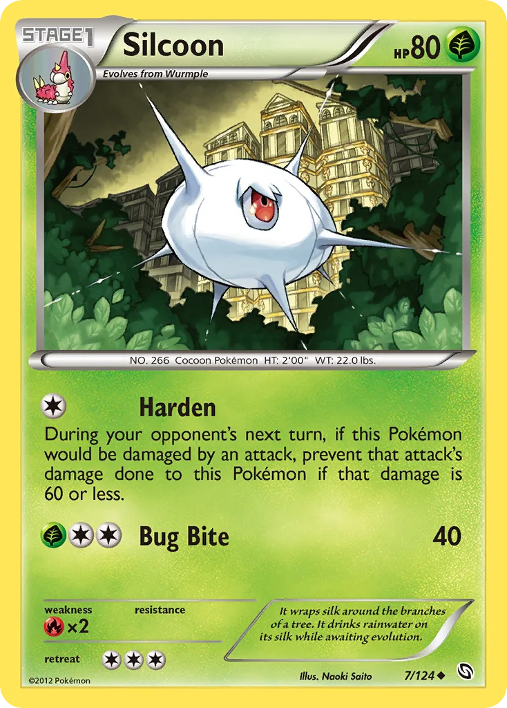 Silcoon — Dragons Exalted — Pokemon