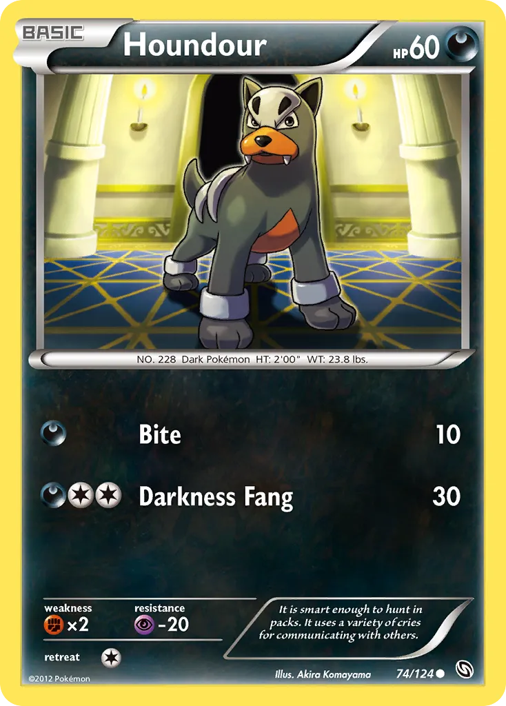 Houndour from Dragons Exalted - Pokemon