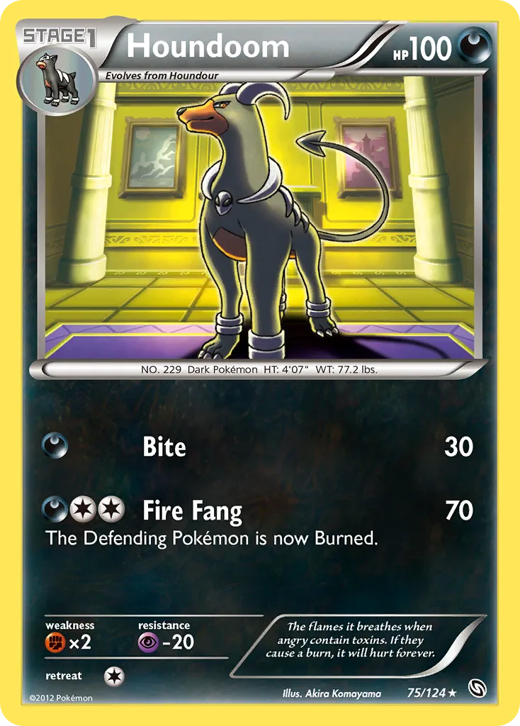 Houndoom — Dragons Exalted — Pokemon