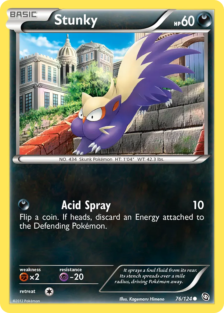Stunky — Dragons Exalted — Pokemon