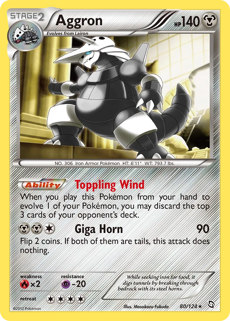 Aggron — Dragons Exalted — Pokemon