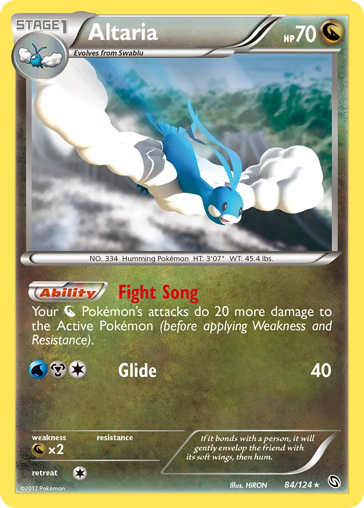 Altaria — Dragons Exalted — Pokemon