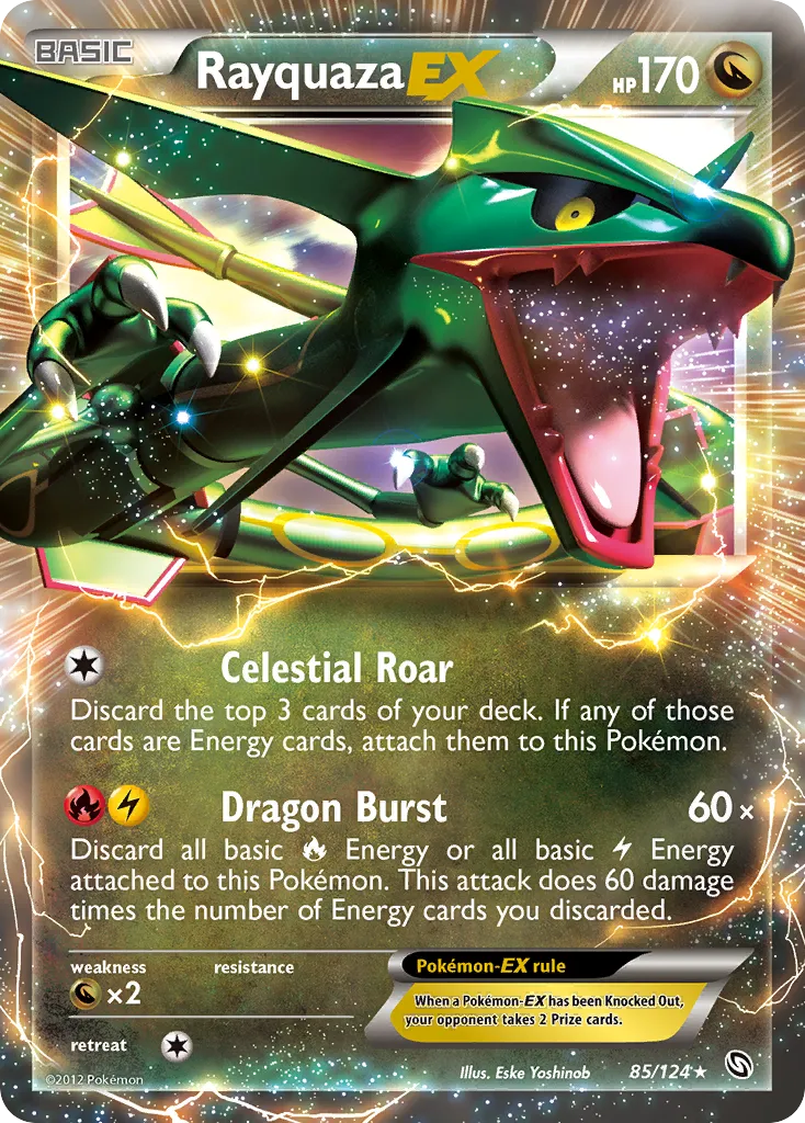 Rayquaza EX — Dragons Exalted — Pokémon