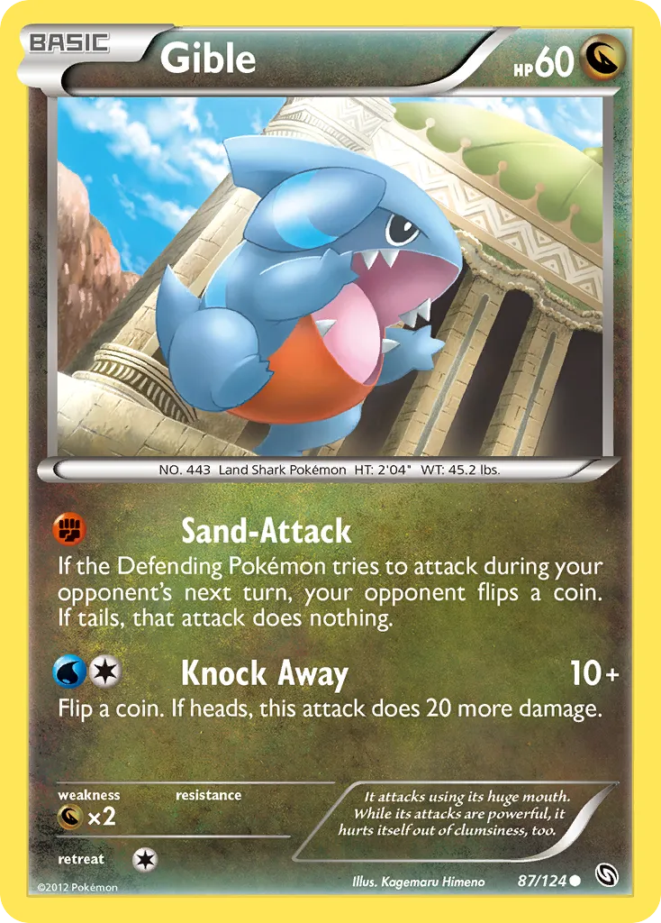 Gible — Dragons Exalted — Pokémon