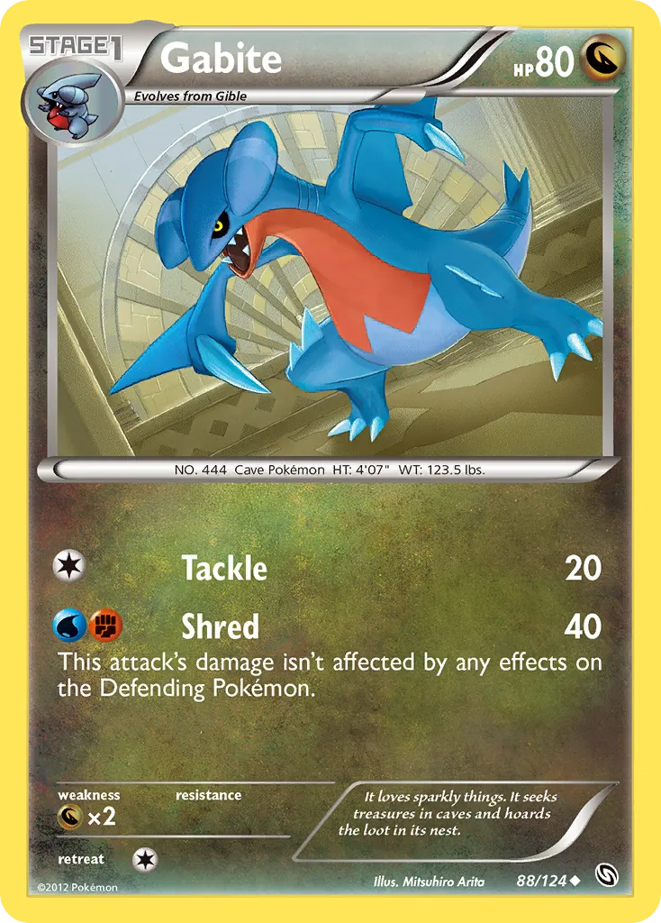 Gabite — Dragons Exalted — Pokemon