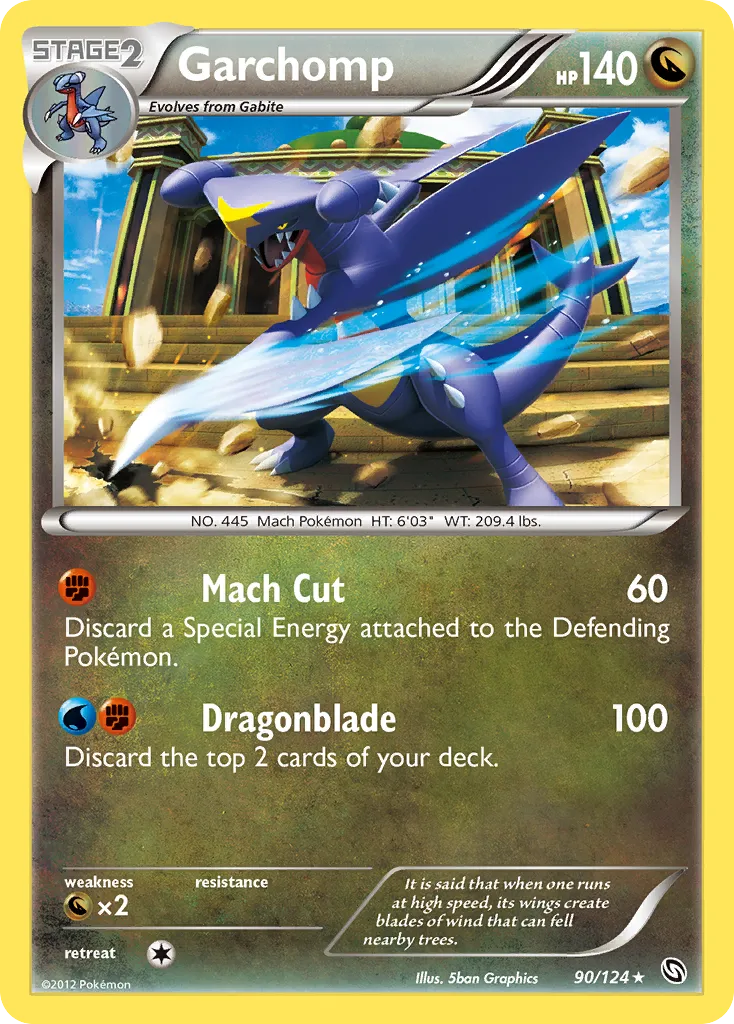 Garchomp — Dragons Exalted — Pokemon