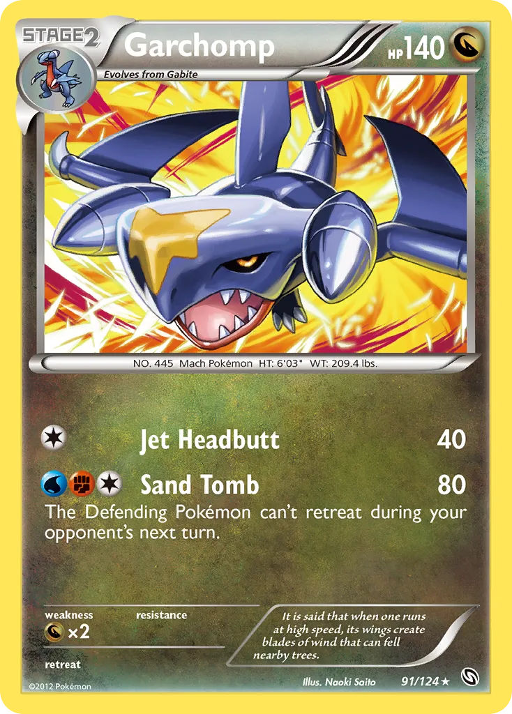 Garchomp — Dragons Exalted — Pokemon