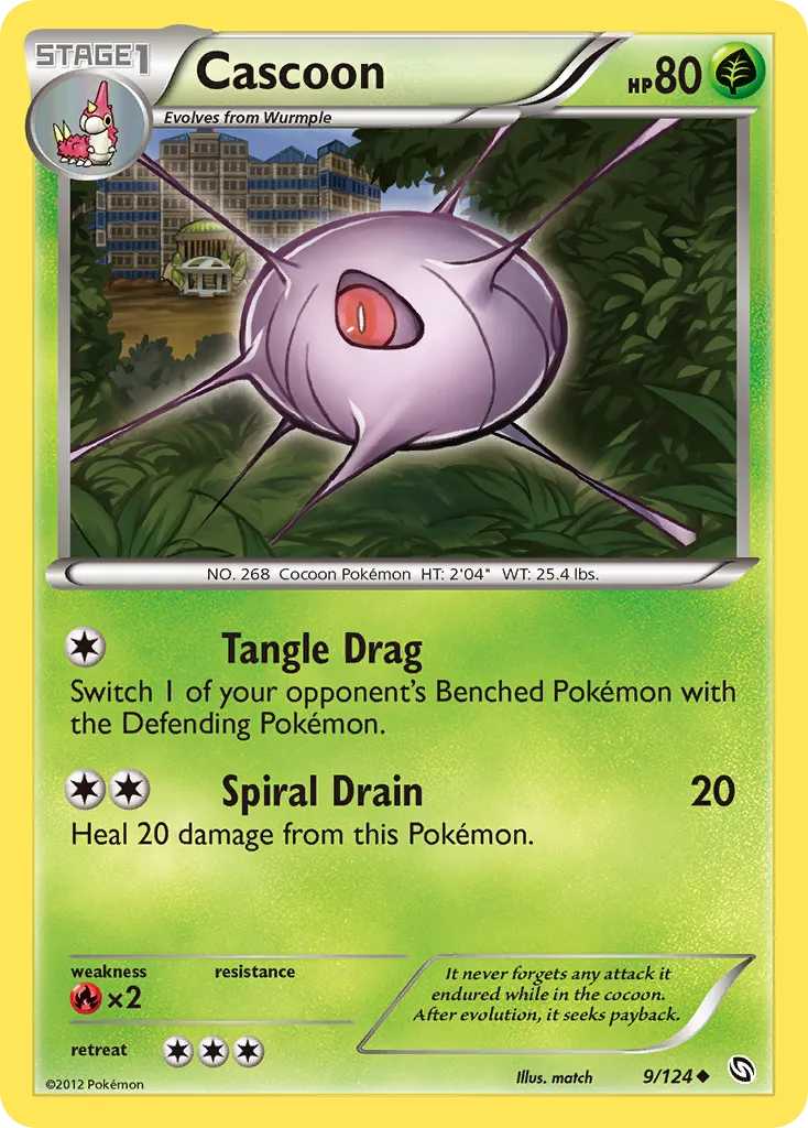 Cascoon — Dragons Exalted — Pokemon