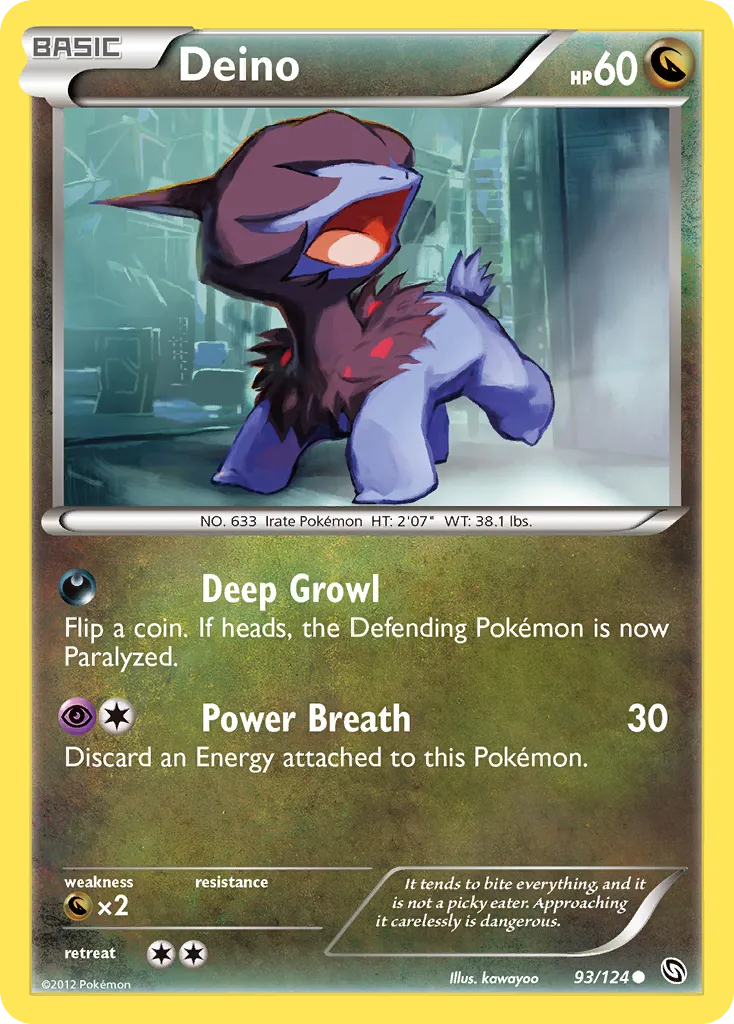 Deino — Dragons Exalted — Pokemon
