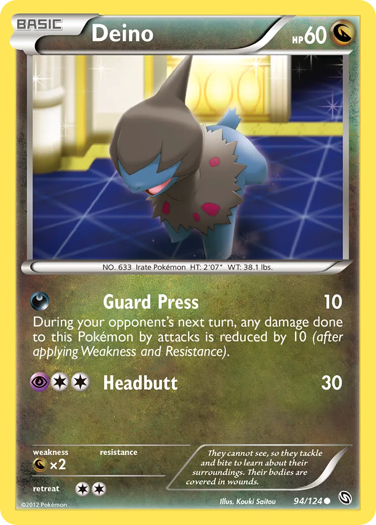 Deino — Dragons Exalted — Pokémon