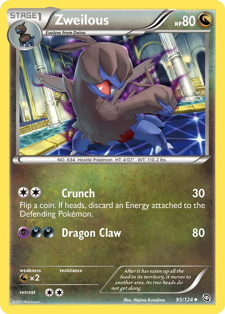 Zweilous — Dragons Exalted — Pokemon
