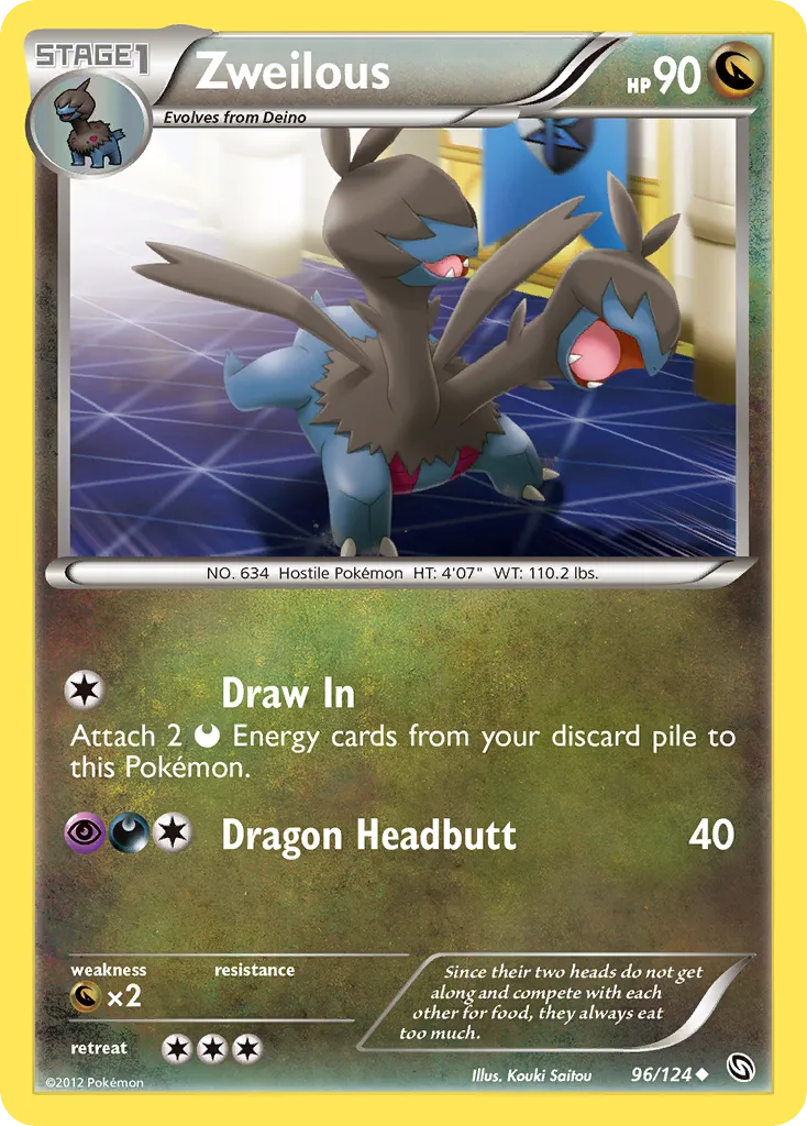 Zweilous — Dragons Exalted — Pokémon