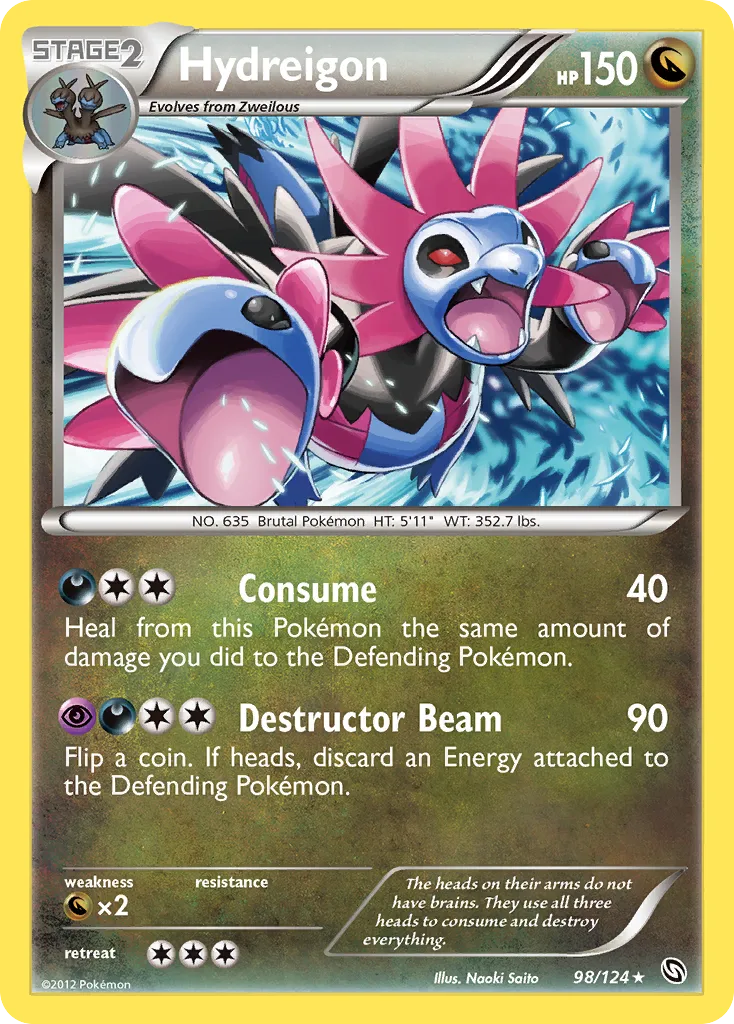 Hydreigon — Dragons Exalted — Pokemon