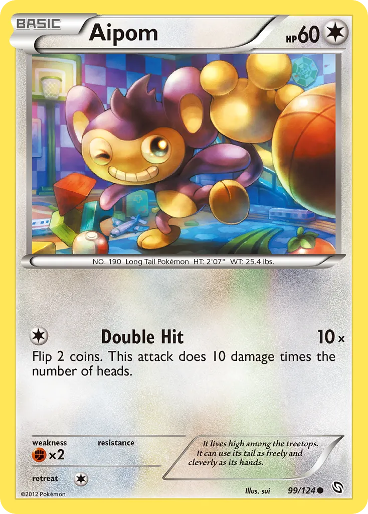 Aipom — Dragons Exalted — Pokemon