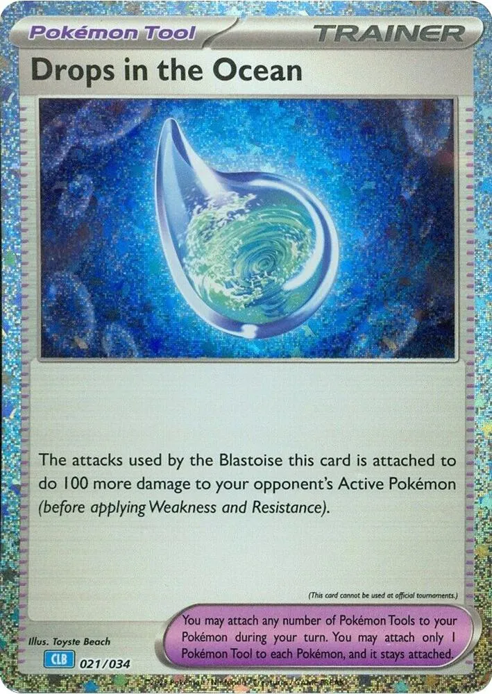 Drops in the Ocean — Trading Card Game Classic — Pokémon