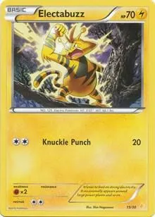 Electabuzz — XY Trainer Kit: Pikachu Libre & Suicune — Pokémon