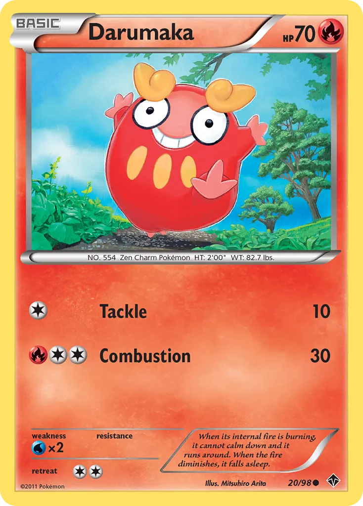 Darumaka — Emerging Powers — Pokémon