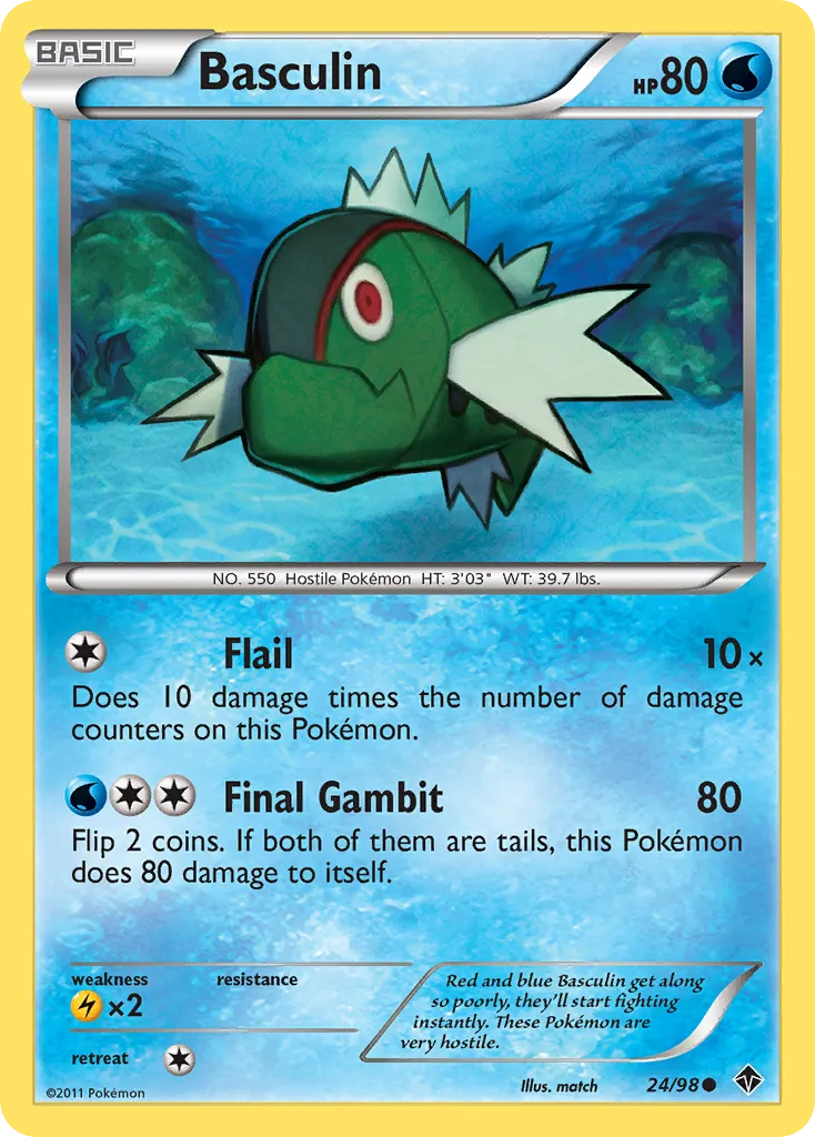 Basculin — Emerging Powers — Pokemon