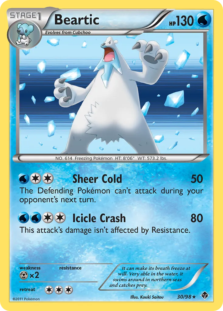 Beartic — Emerging Powers — Pokemon