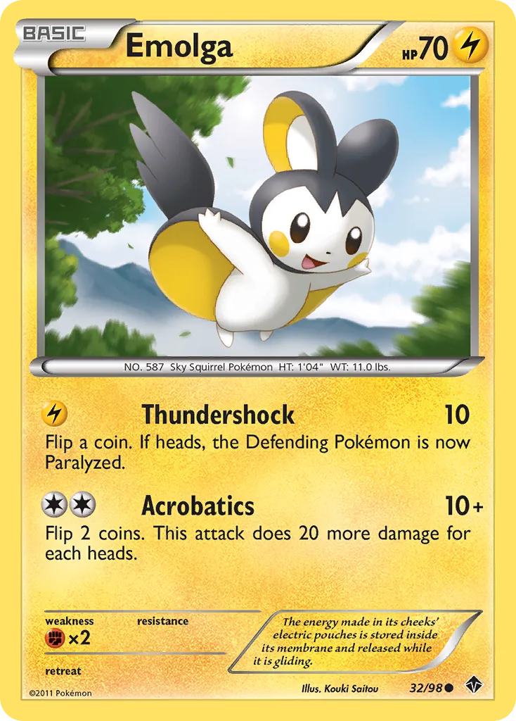 Emolga — Emerging Powers — Pokémon