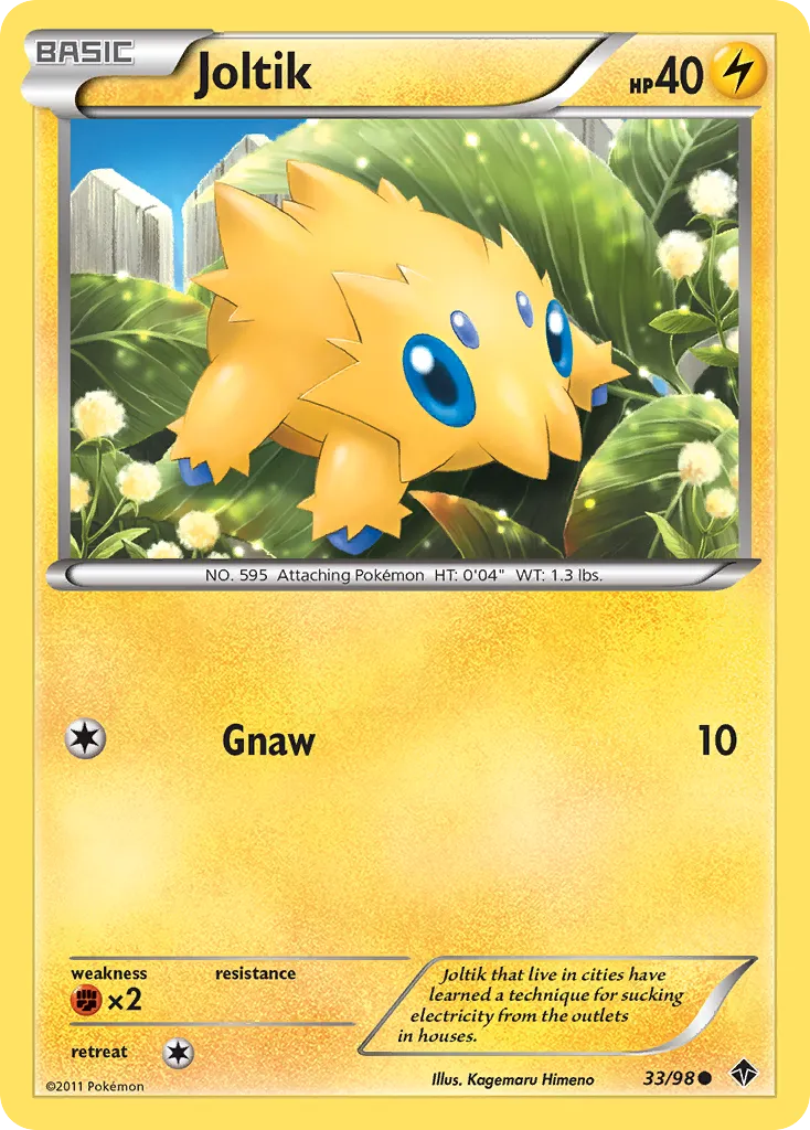 Joltik — Emerging Powers — Pokémon