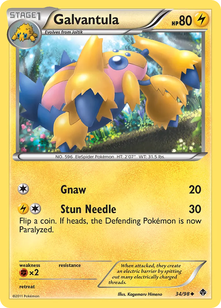 Galvantula — Emerging Powers — Pokémon
