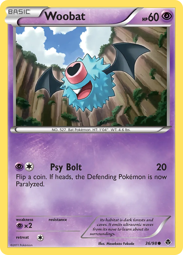 Woobat — Emerging Powers — Pokémon