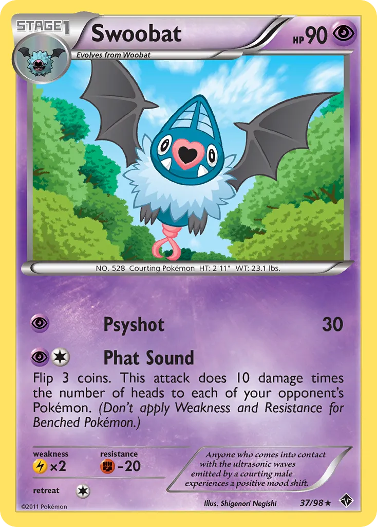 Swoobat — Emerging Powers — Pokemon