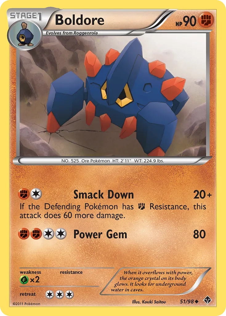 Boldore — Emerging Powers — Pokémon