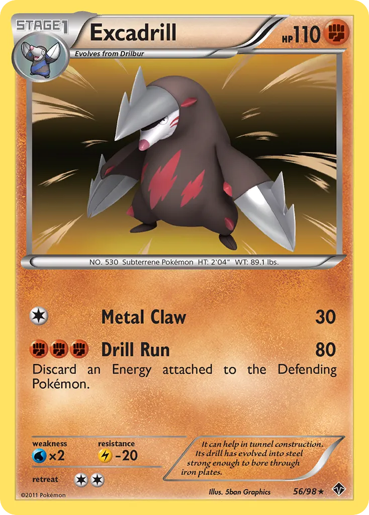 Excadrill — Emerging Powers — Pokemon