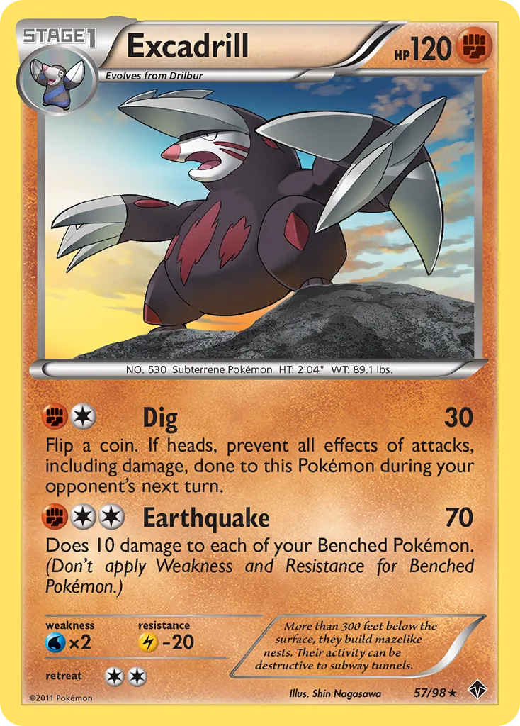 Excadrill — Emerging Powers — Pokemon