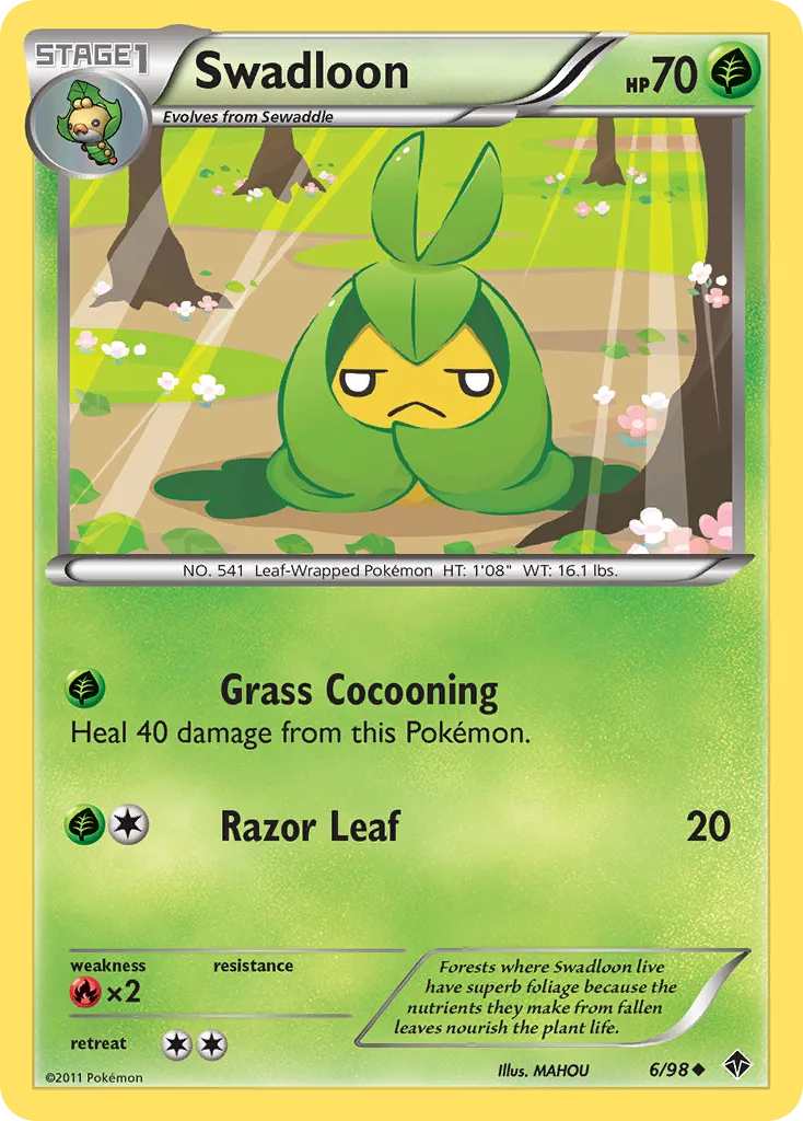 Swadloon — Emerging Powers — Pokemon