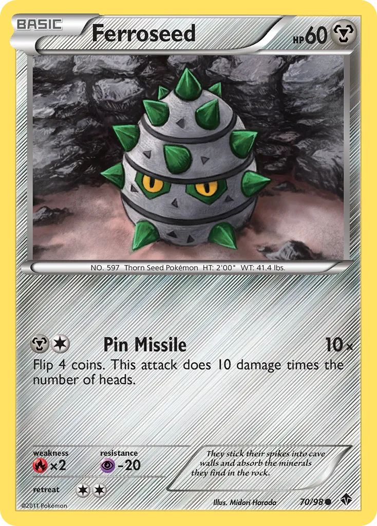 Ferroseed — Emerging Powers — Pokemon