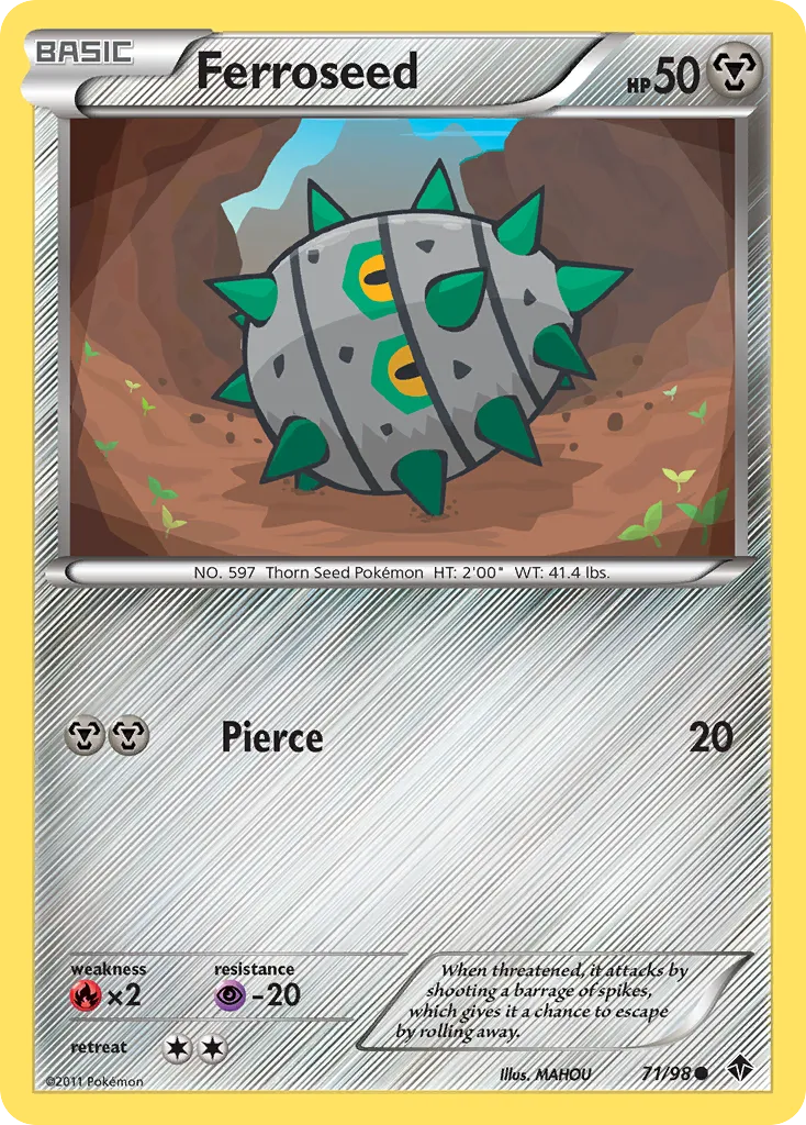 Ferroseed — Emerging Powers — Pokemon