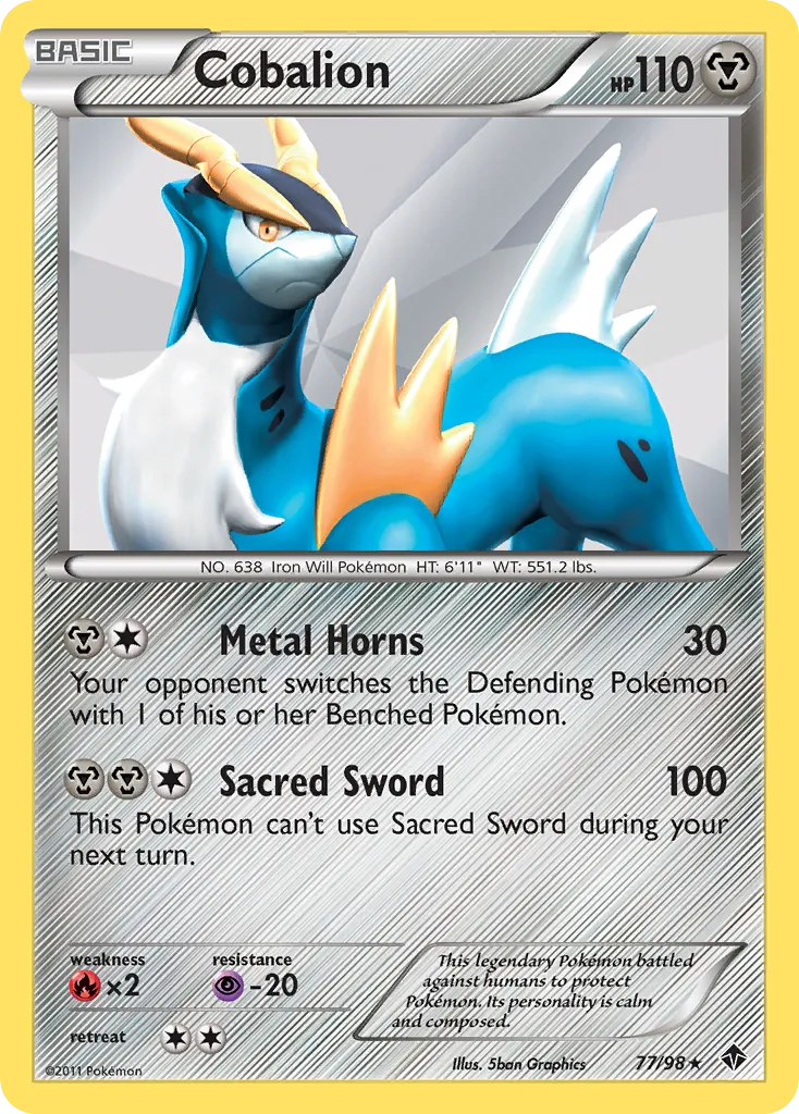 Cobalion — Emerging Powers — Pokemon