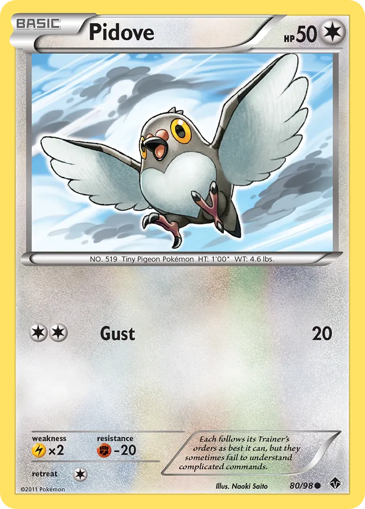 Pidove — Emerging Powers — Pokémon