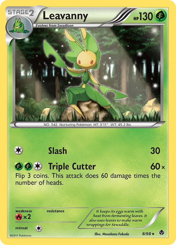 Leavanny — Emerging Powers — Pokemon
