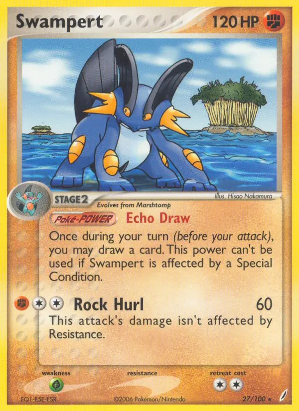 Swampert — EX Crystal Guardians — Pokémon