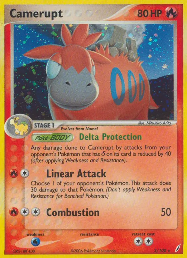 Camerupt — EX Crystal Guardians — Pokémon