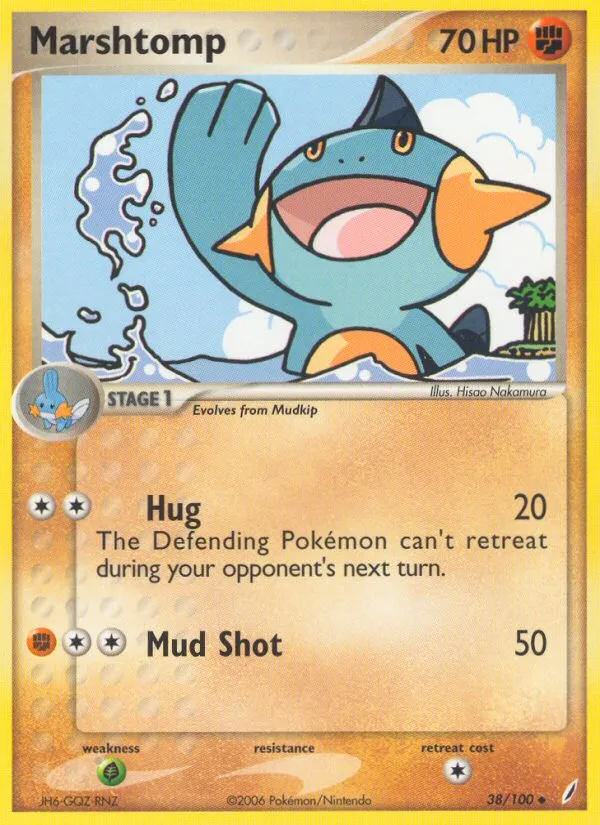 Marshtomp — EX Crystal Guardians — Pokemon