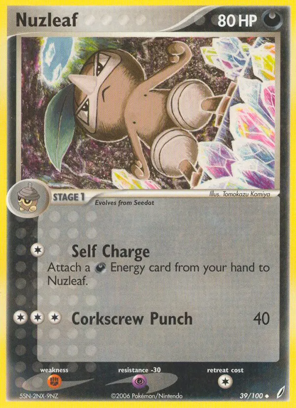 Nuzleaf — EX Crystal Guardians — Pokemon