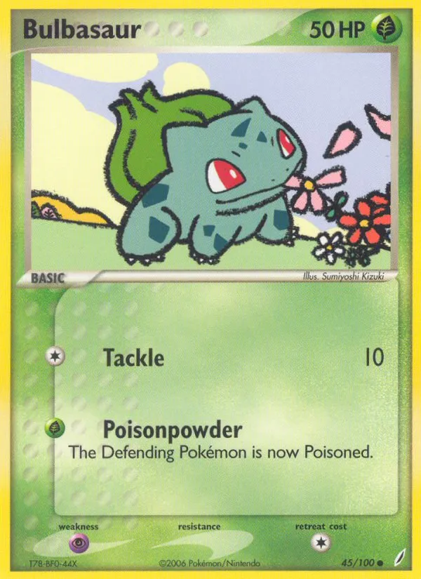 Bulbasaur from EX Crystal Guardians - Pokemon